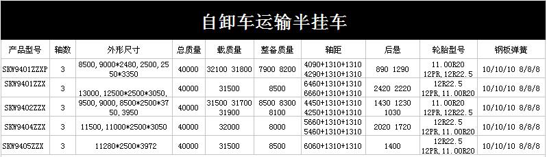 自卸半掛車